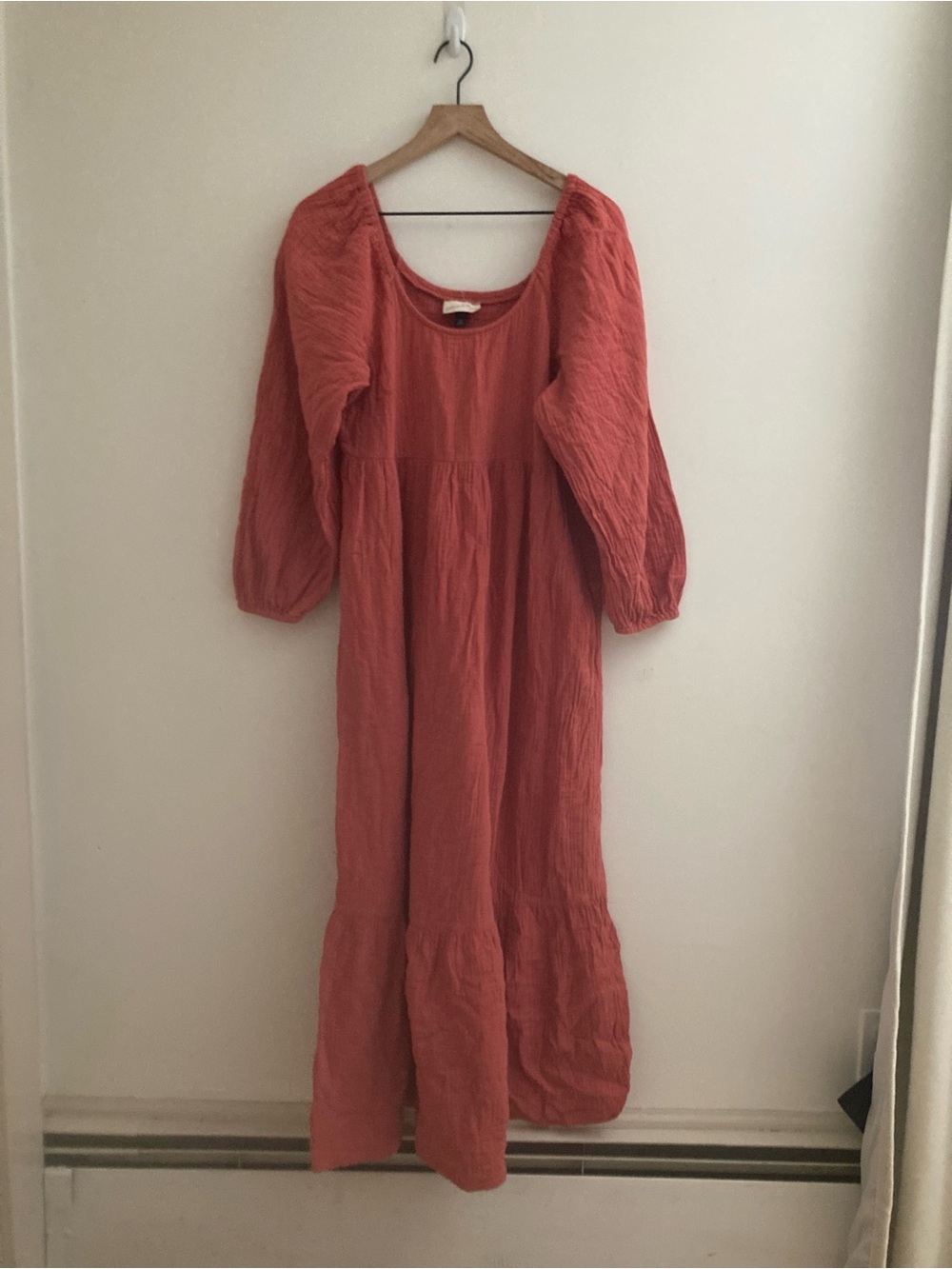 Universal Thread Maxi Dress with Puff Sleeves